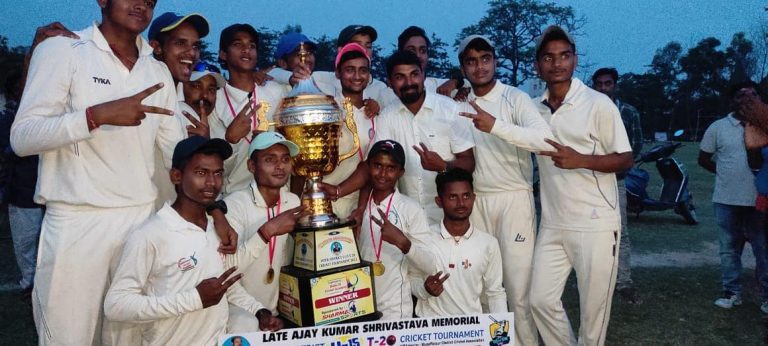 Muzaffarpur Cricket News : अजय मेमोरियल क्रिकेट के रोमांचक फाइनल में बबलू एलेवेन ने पटना को 2 विकेट से हराया