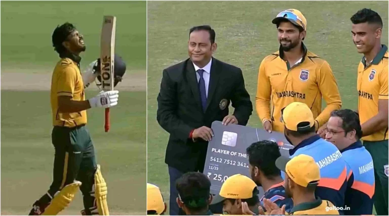 Ruturaj Gaekwad ने बनाया इतिहास, ठोके 7 बॉल में 7 छक्के दोहरा शतक भी