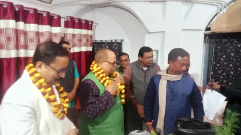 श्री राघव प्रसाद सिंह महाविद्यालय जैतपुर में पूर्व व वर्तमान प्राचार्य का स्वागत