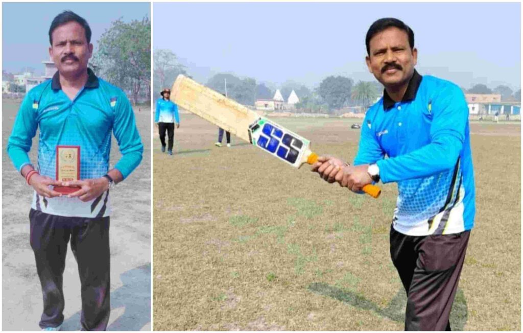 title फ्रेंड्स एकादश के समीर सम्राट मैन ऑफ द मैच।
