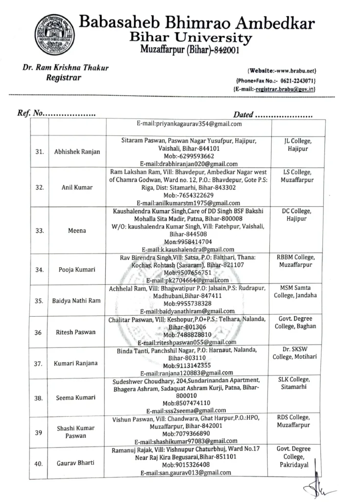 title B.R.A. Bihar University News B.R.A. Bihar University News