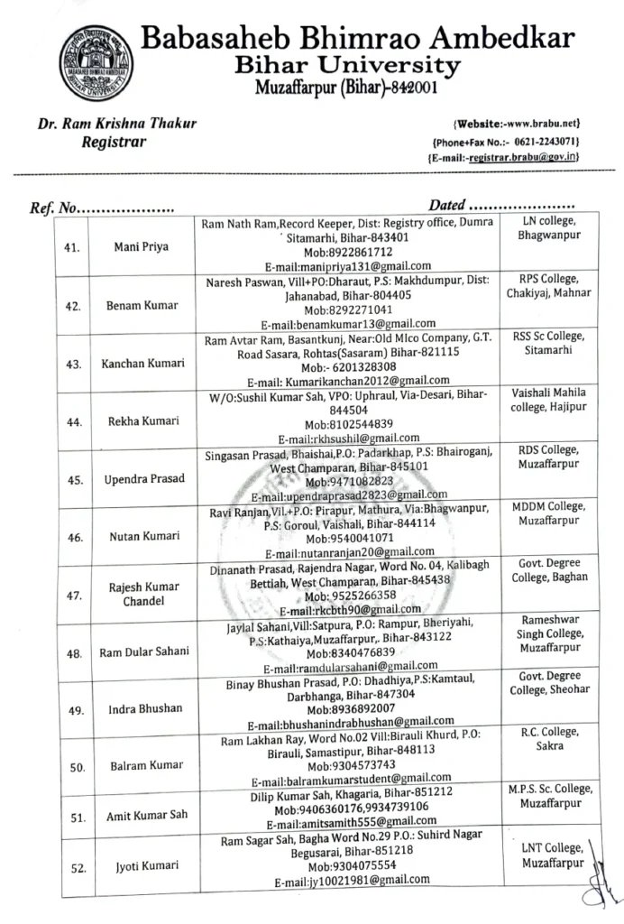 title B.R.A. Bihar University News B.R.A. Bihar University News