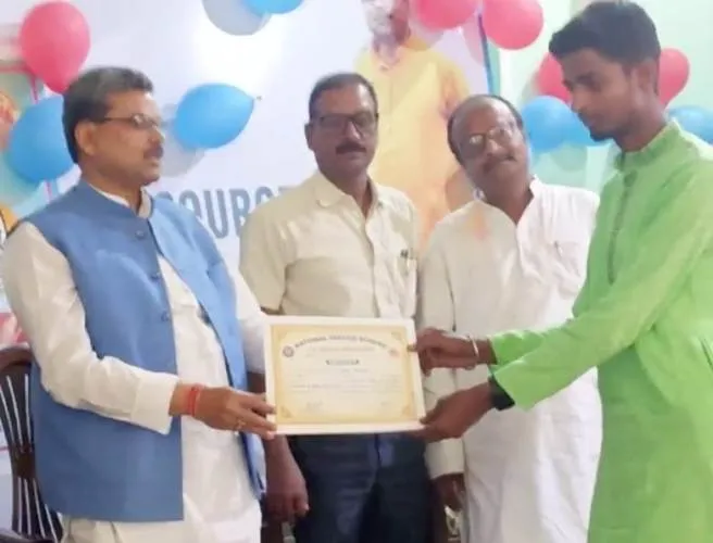 title National Service Scheme National Service Scheme (NSS) के विशेष शिविर का समापन समारोह लंगट सिंह महाविद्यालय, मुजफ्फरपुर में