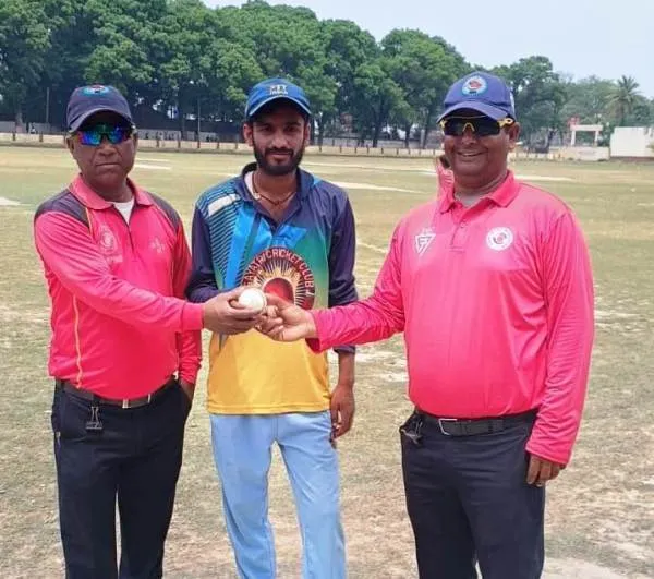 title Muzaffarpur Cricket League Man of the match Ranjan Kumar