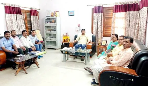title B.R. Ambedkar Bihar University बी. आर. अंबेडकर बिहार विश्वविद्यालय अंबेडकर जयंती आयोजन समिति की बैठक