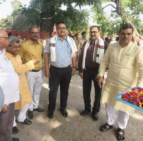 title Bihar Government बिहार सरकार शिक्षा विभाग के अपर मुख्य सचिव श्री दीपक कुमार सिंह ने लंगट सिंह कॉलेज का दौरा किया
