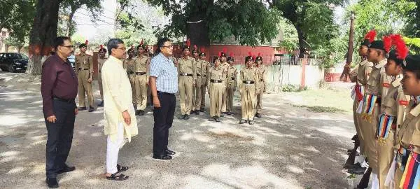 title Bihar Government बिहार सरकार शिक्षा विभाग के अपर मुख्य सचिव श्री दीपक कुमार सिंह ने लंगट सिंह कॉलेज का दौरा किया