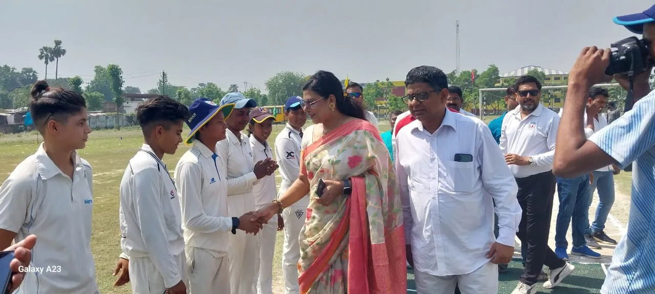 Inauguration of "Cricket Academy Of Pathan" in Tirhut College of Physical Education, Muzaffarpur
