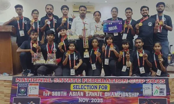 Bihar Became The Winner For The First Time By Winning 16 Gold In The National Savate Federation Cup