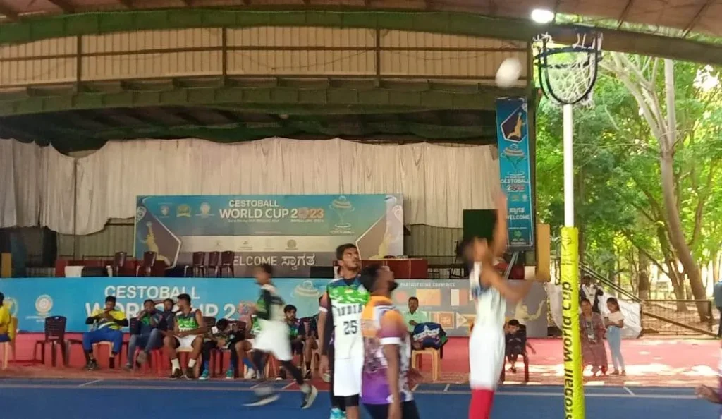 title Cestoball World Cup
The Sestobal World Cup is being played in Bengaluru.