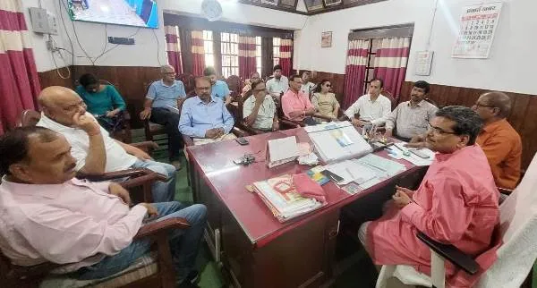 Meeting of Heads of Departments in the light of National Education Policy 2020 at Langat Singh College