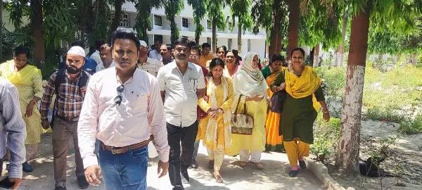 title Bihar University News Guest professors took out a peaceful march