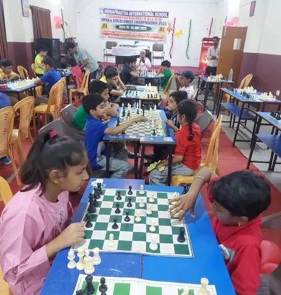 title Muzaffarpur Chess Championship "इन्द्रप्रस्थ इंटरनेशनल स्कूल कप " जिला स्तरीय शतरंज चैम्पियनशिप 2023 शूरू