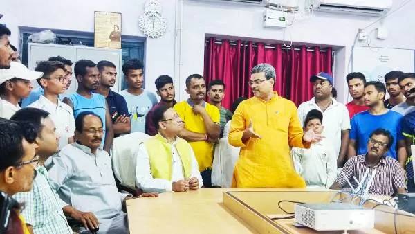 Industry Minister in L.S.College Muzaffarpur