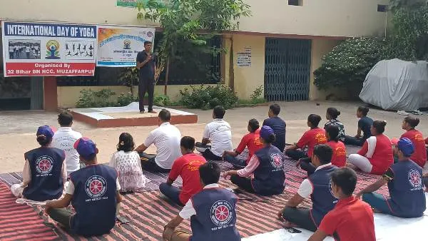 डॉ. राम मनोहर लोहिया स्मारक महाविद्यालय मुजफ्फरपुर में अन्तर्राष्ट्रीय योग दिवस 