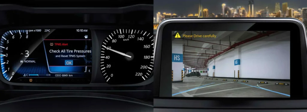 title Tata Altroz Tata Altroz Dash Rear camera views/Tyre pressure