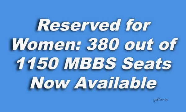 MBBS Seats for Girls