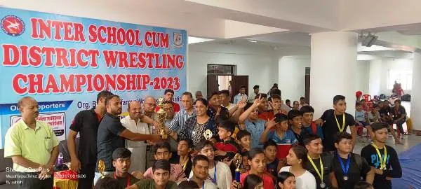 Inter School Wrestling cum District Wrestling