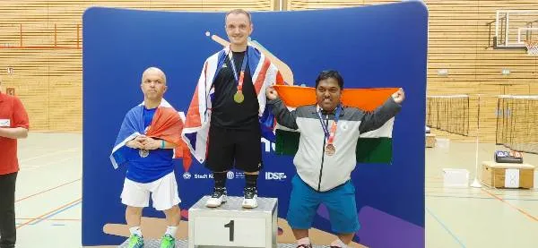 K Bala Subramanyam wins Gold for India in Badminton in 8th World Dwarf Games 