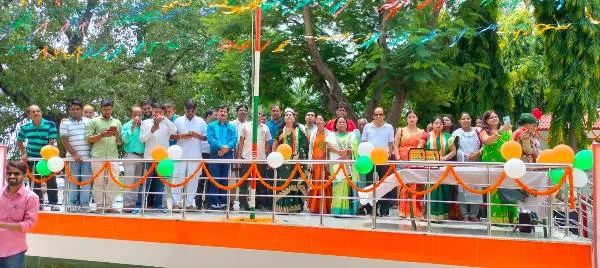 title 77th Independence Day Celebration 77th Independence Day Celebration - तिरंगा हमारी आन, बान और शान है- डॉ अमिता शर्मा