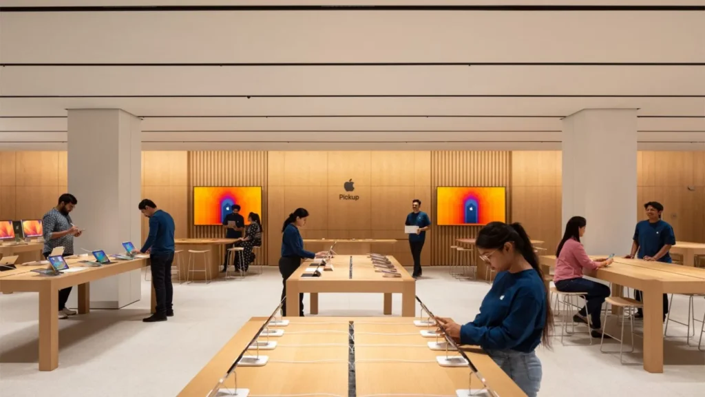title iPhone Apple Store : iPhone Store Symbolic Image from Twitter
