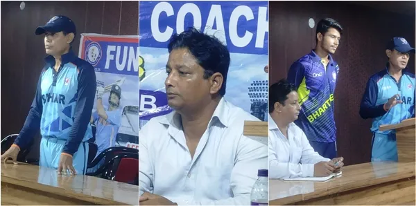 title Fundamental Cricket Coaching Camp Fundamental Cricket Coaching Camp का विशेष शिविर आयोजित भारती क्लब के तत्वाधान में ।