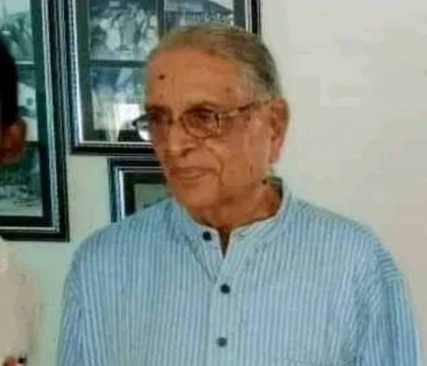Langat Singh College Muzaffarpur में राष्ट्रकवि रामधारी सिंह दिनकर के पुत्र श्री केदार नाथ सिंह (File image) के निधन पर शोक सभा