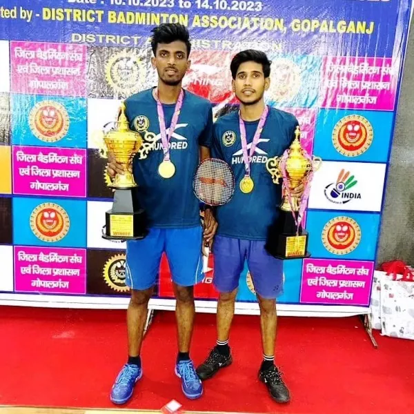 title Bihar State Badminton Gopalganj Bihar State Badminton Gopalganj मुजफ्फरपुर के यश वर्धन को दोहरा ख़िताब