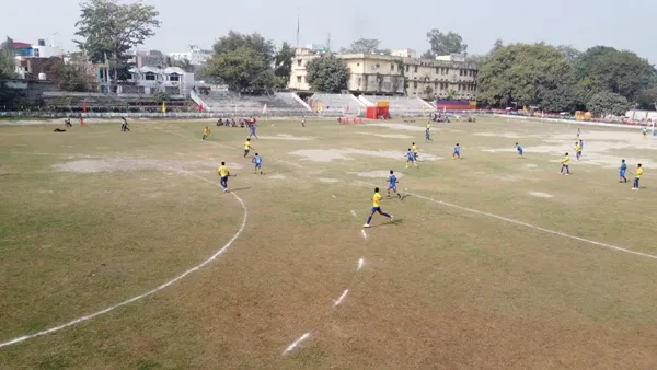 title School Hockey Muzaffarpur School Hockey Muzaffarpur 2nd Day Report मुजफ्फरपुर U-19 चैंपियन