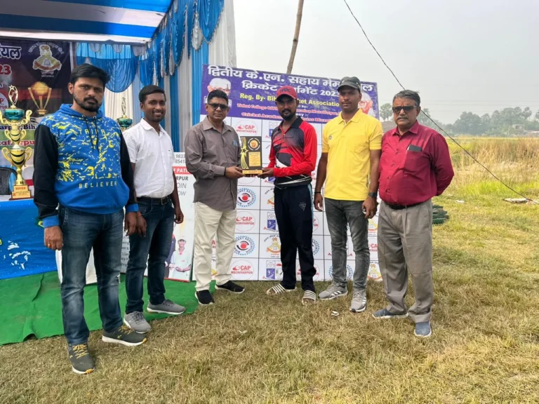 2nd KN Sahay Memorial Cricket प्री क्वार्टर फाइनल राउंड में समस्तीपुर और सिवान की जीत