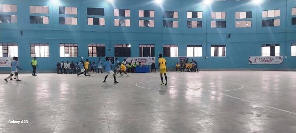 title Futsal Futsal RN Sahay Indoor Stadium में