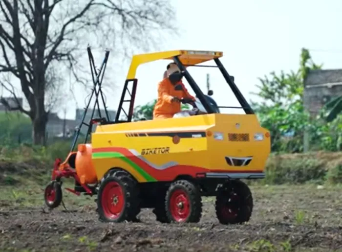 title Biketor Biketor - मोटरसाइकिल द्वारा 1 लीटर में 40 किलोमीटर चलने वाला Mini Tractor