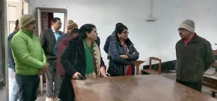 title RDS College RDS College का औचक निरीक्षण, उच्च शिक्षा निदेशक डॉ. रेखा कुमारी द्वारा