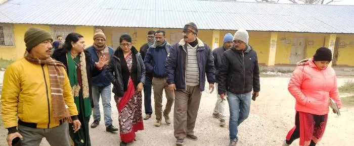 title RDS College RDS College का औचक निरीक्षण, उच्च शिक्षा निदेशक डॉ. रेखा कुमारी द्वारा
