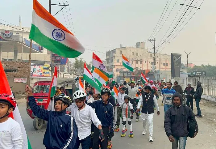 title Republic Day Tri-Color Rally on Republic Day