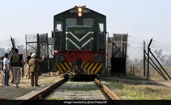 Samjhauta Express at Pakistan border