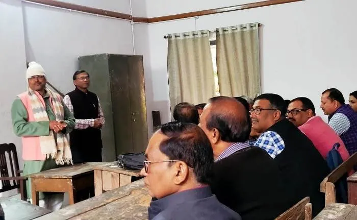 title LS College LS College पूर्व प्राध्यापक विद्वान प्रो. सियावर शरण प्रसाद के निधन पर शोकसभा