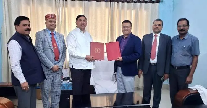 title Bihar University शैक्षणिक उत्कृष्टता बढ़ने के लिए B.R.A. Bihar University और चंद्रगुप्त इंस्टीट्यूट ऑफ मैनेजमेंट,पटना के बीच समझौता