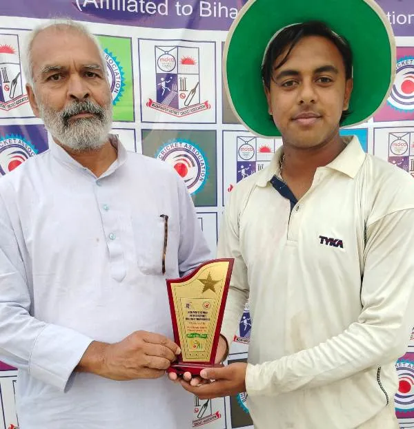 title BCA Men's Cricket BCA Men's Cricket विजेता टीम के आयुष Man of the Match चुना गया।