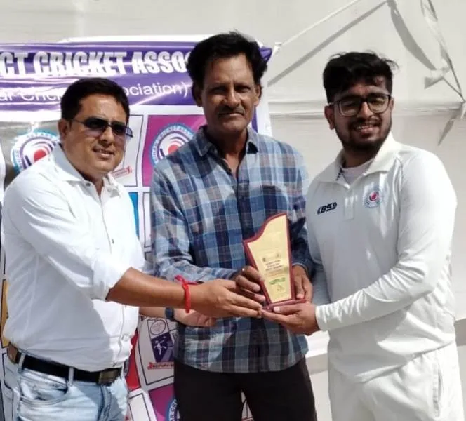 title Hayman Trophy Cricket Hayman Trophy Cricket गौरव जोशी हुए मैन ऑफ द मैच।