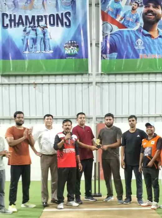 title Tennis Ball Cricket Tennis Ball Cricket सम्राट कारपोरेट XI ने Agri कारपोरेट XI को 37 रन से हराया