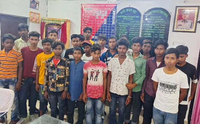 Muzaffarpur RPF का बड़ा ऑपरेशन: मानव तस्करों के चंगुल से 21 बच्चों को बचाया