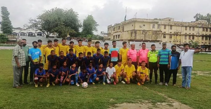 title Boys Football League Muzaffarpur Boys Football League Muzaffarpur 3rd Day किंग कोबरा बी टीम विजयी