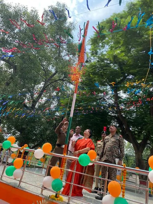 RDS College Muzaffarpur स्वतंत्रता दिवस 