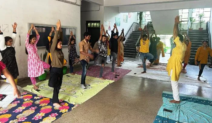 title Bihar University B.R.A. Bihar University वनस्पति विज्ञान विभाग में योग वर्कशॉप का समापन समारोह