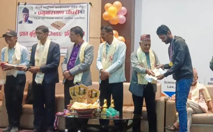 International Chess Competition काठमांडू में मुजफ्फरपुर के अभिषेक सोनू को सातवां स्थान