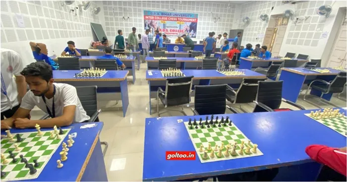 R.D.S College Hosts Inter-College Chess Tournament for Bihar University with 12 Teams Participating