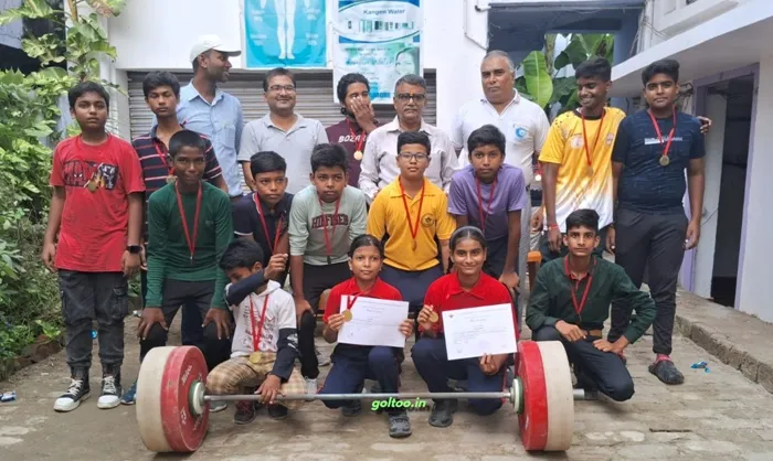 जिला स्तरीय Cadet Weightlifting प्रतियोगिता का आयोजन