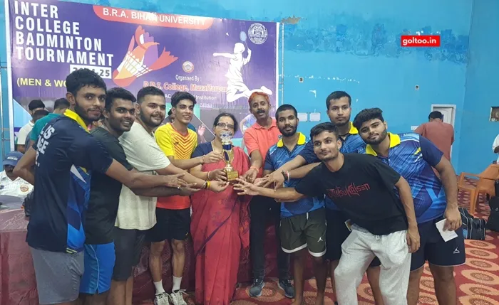 आरडीएस कॉलेज ने Inter College Badminton चैंपियनशिप में पुरुष वर्ग का खिताब बरकरार रखा