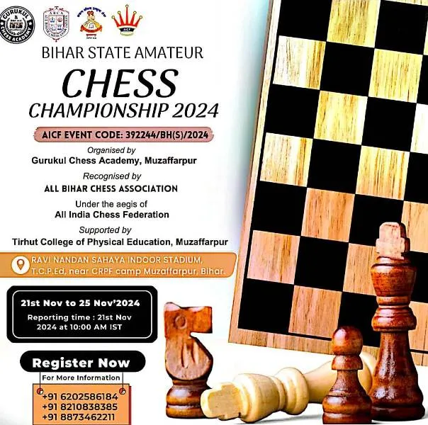 title Gurukul Chess Gurukul Chess द्वारा 21 से 25 नवंबर तक शतरंज टूर्नामेंट का आयोजन